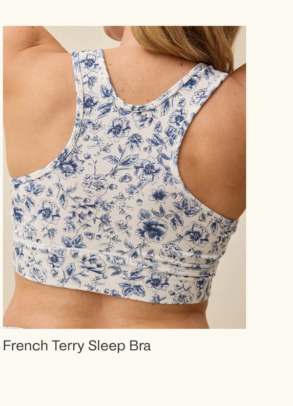 French Terry Sleep Bra