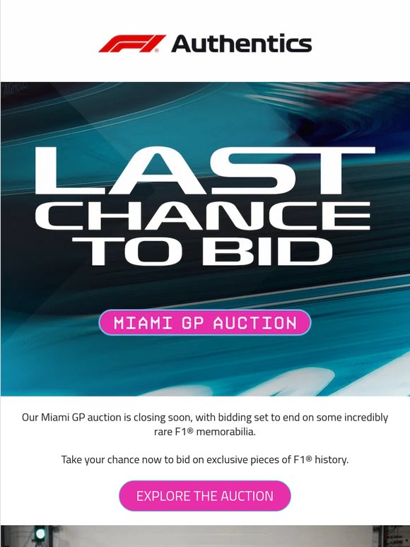 Last chance to bid!