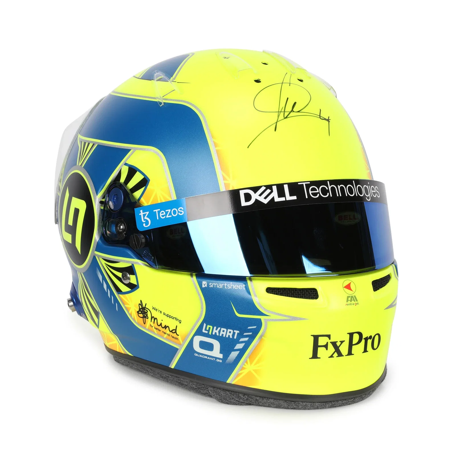 Image of LOT 048 - Lando Norris 2022 Signed Full Scale Bell Official Helmet