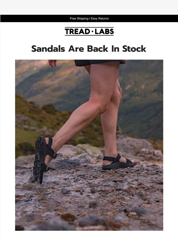 Sandals Back In Stock
