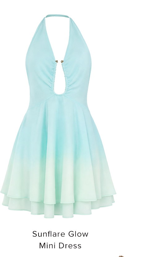 Sunflare Glow Mini Dress