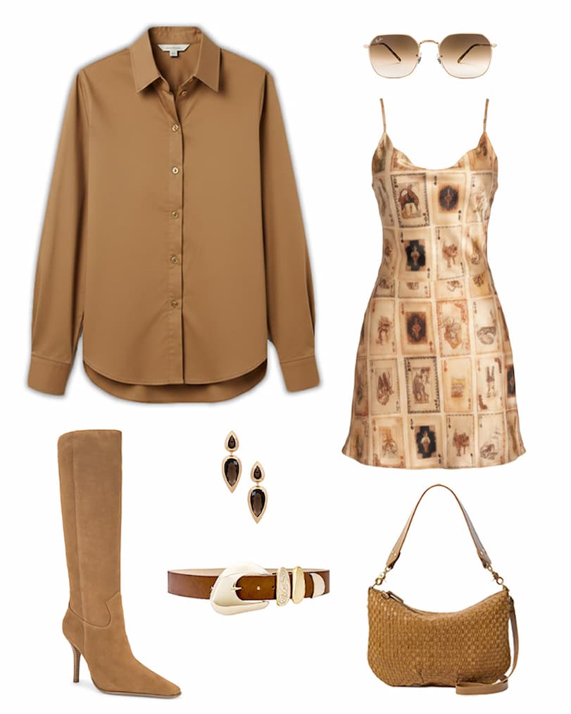 Romy Mini Dress Western Cards