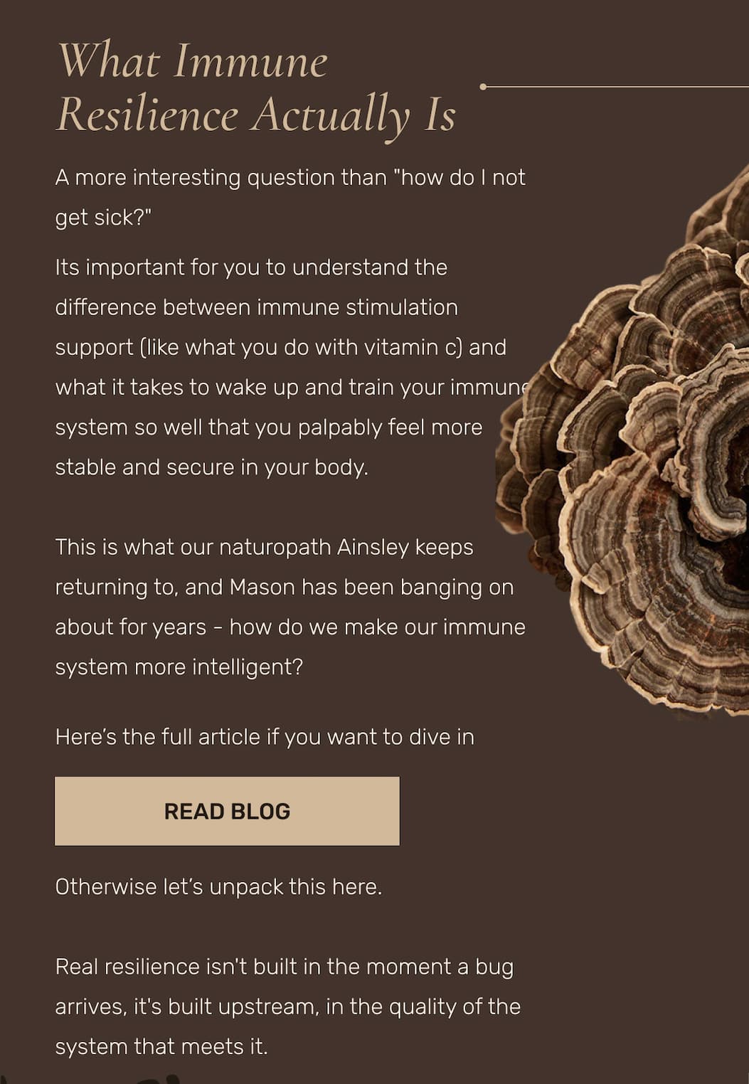 What Immune Resilience Actually Is | READ BLOG