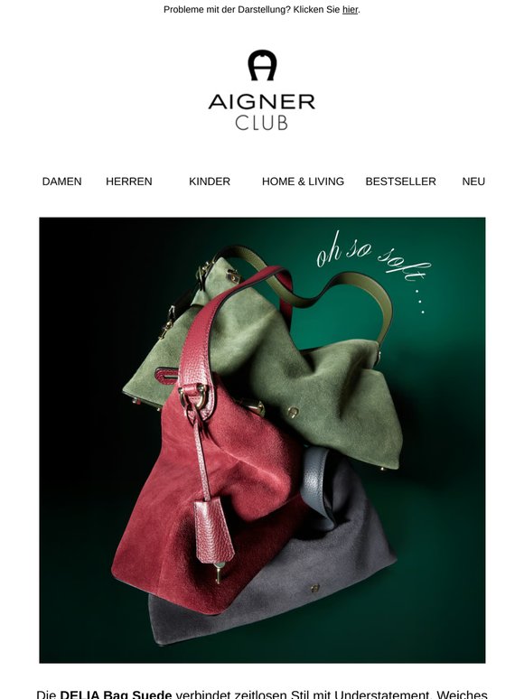 Eleganter Begleiter für den Alltag: die neue DELIA Bag Suede