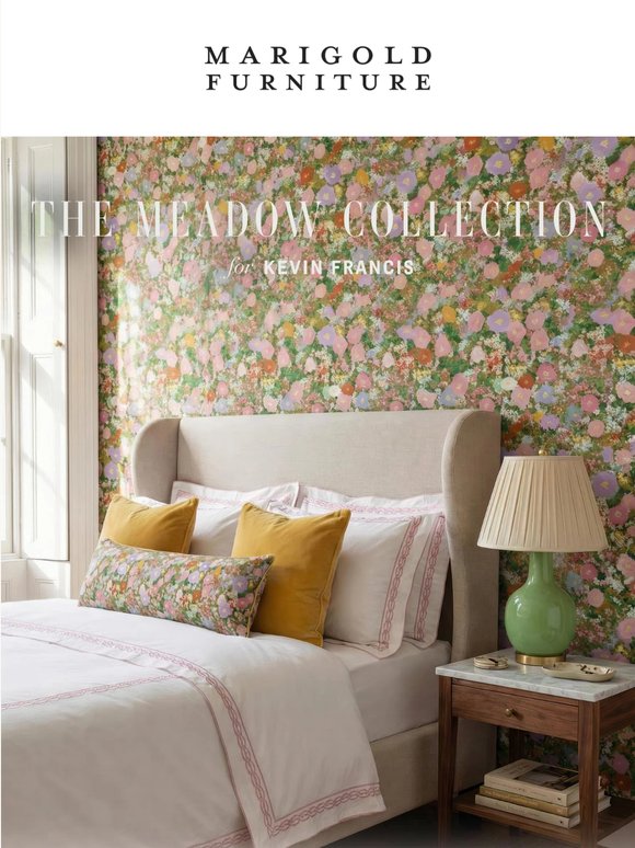New Painterly Florals: Wallpaper & Pillows