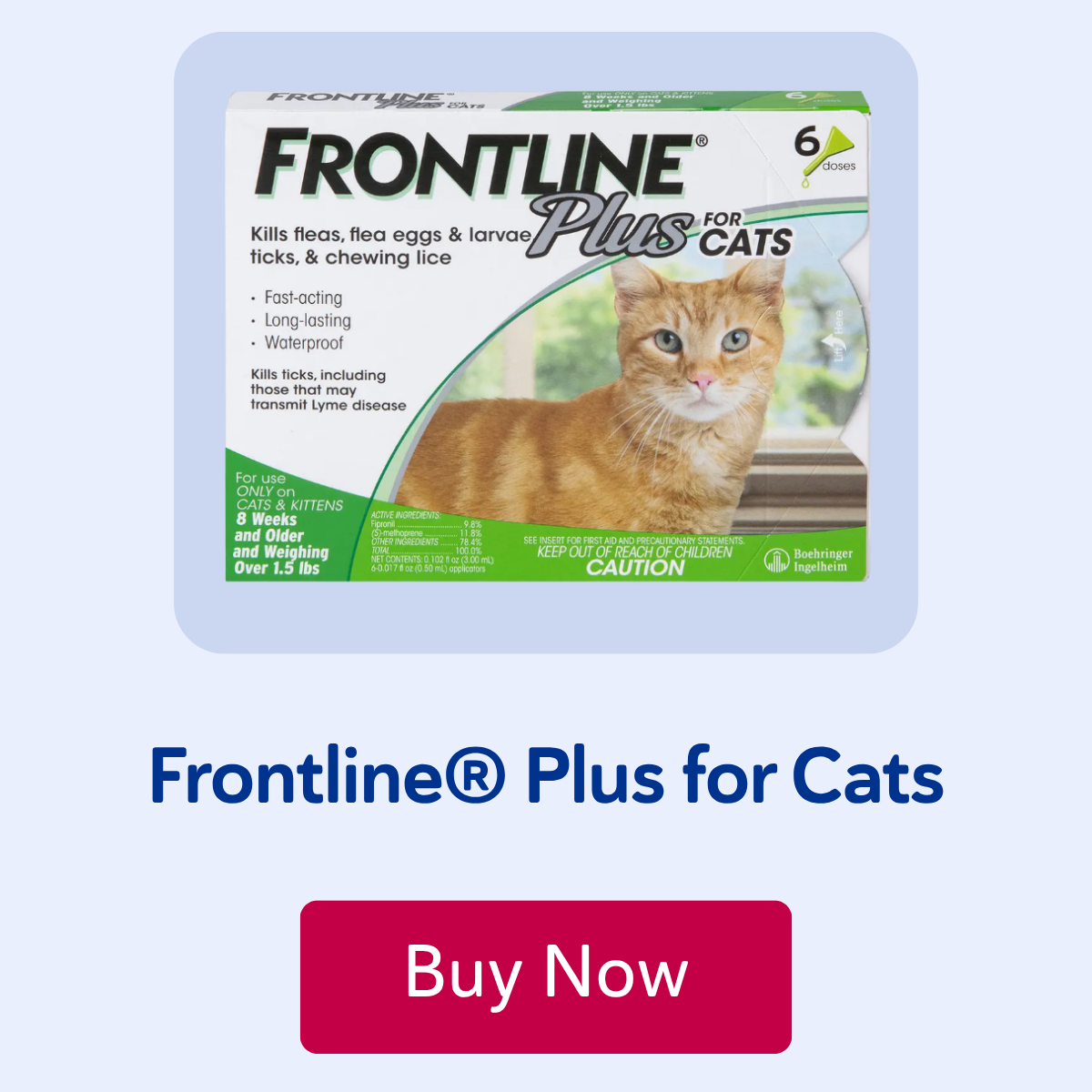 Frontline® Plus for Cats