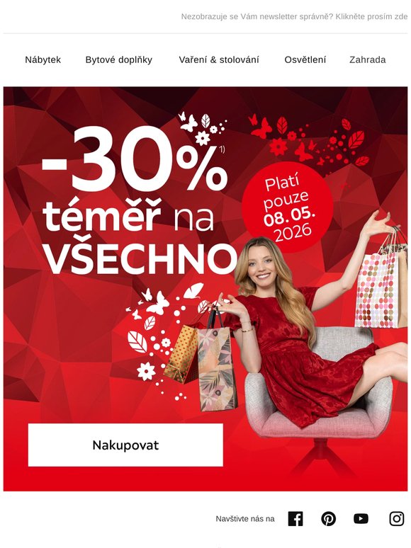 🌻 Sleva 30 % na téměř vše