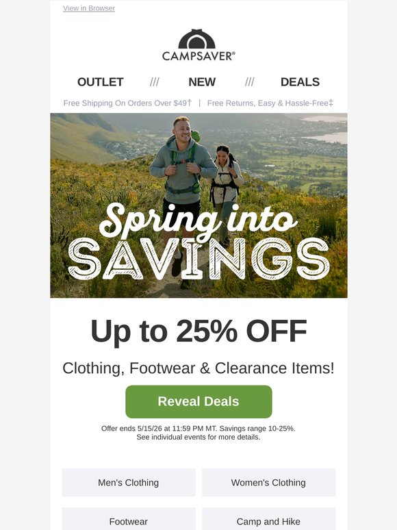 Up to 25% Off Featured Gear