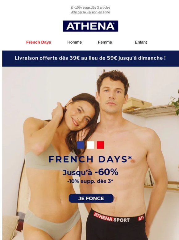 French Days l derniers jours à -60%
