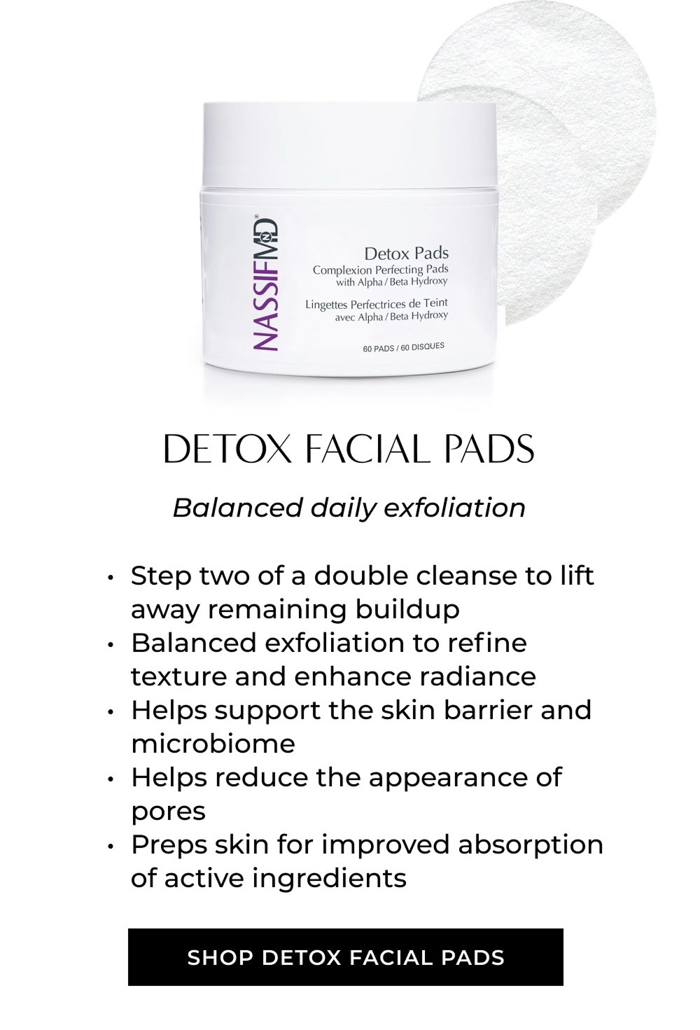 DETOX FACIAL PADS