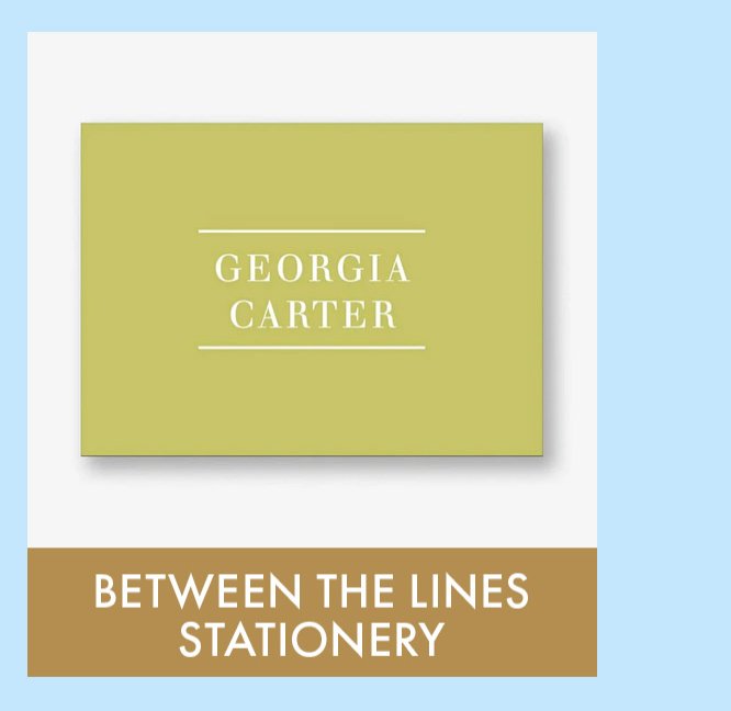 Between The Lines 4 Bar Stationery