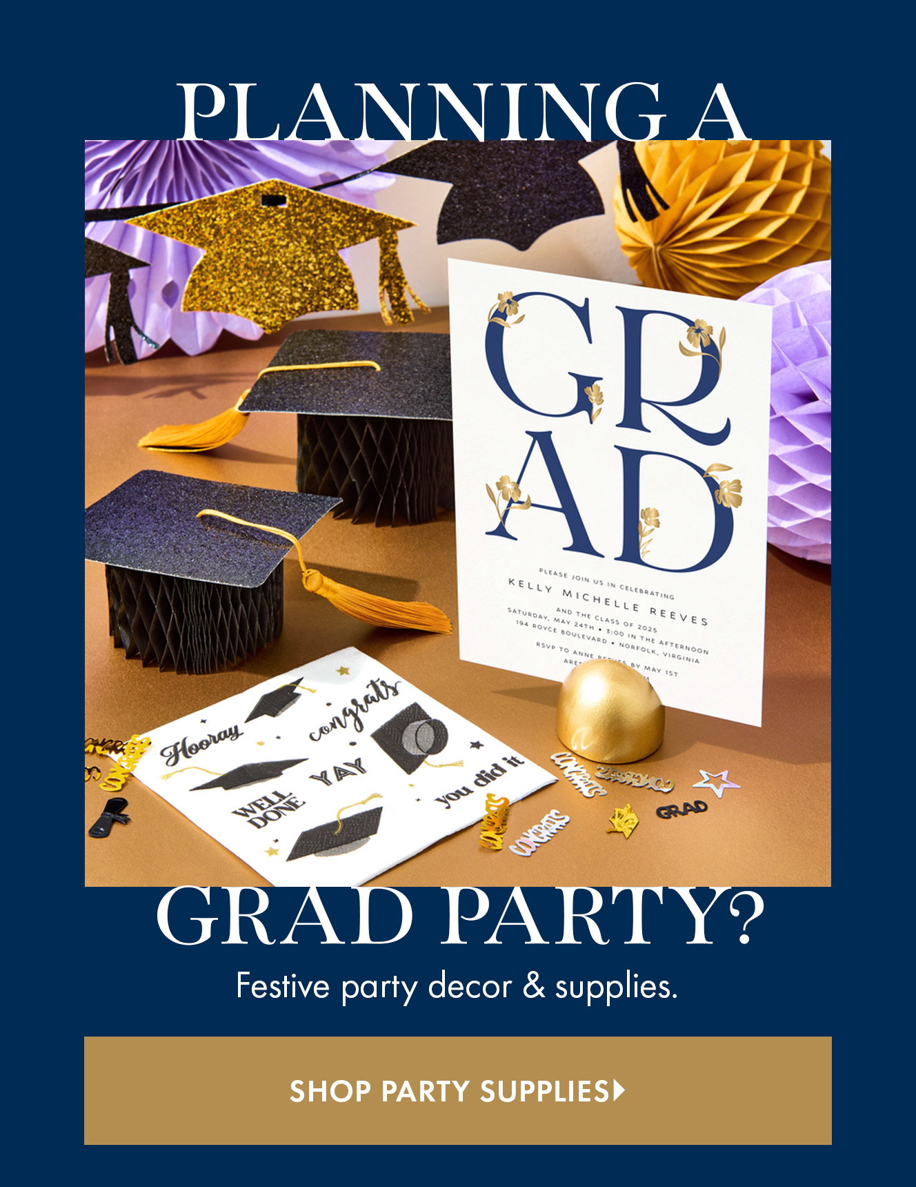 Graduation Gift Wrap & Party Supplies