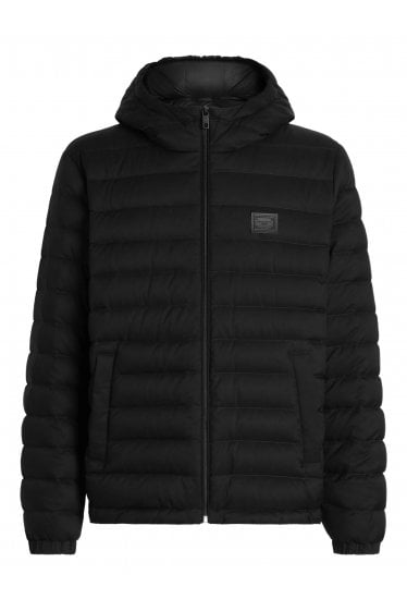 Plaque Down Jacket Black