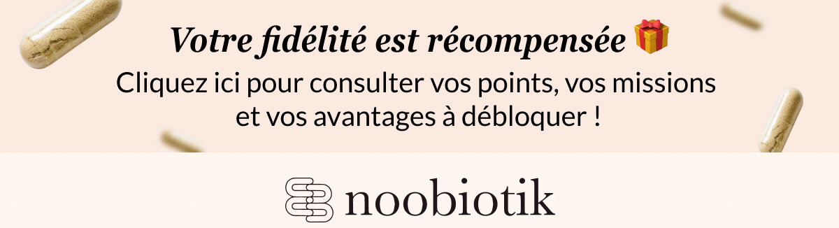 Votre fidélité est récompensée 🎁 Cliquez ici pour consulter vos points, vos missions  et vos avantages à débloquer !