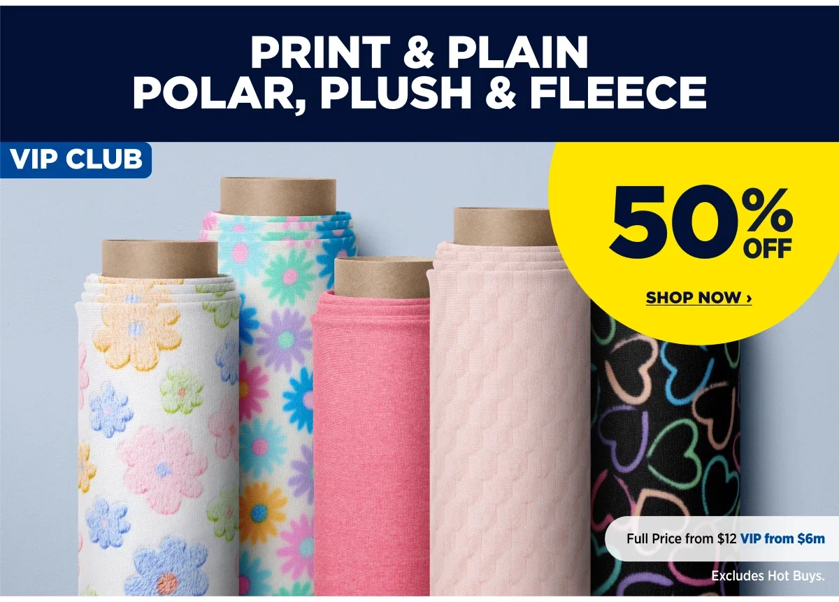 PRINT & PLAIN POLAR, PLUSH & FLEECE