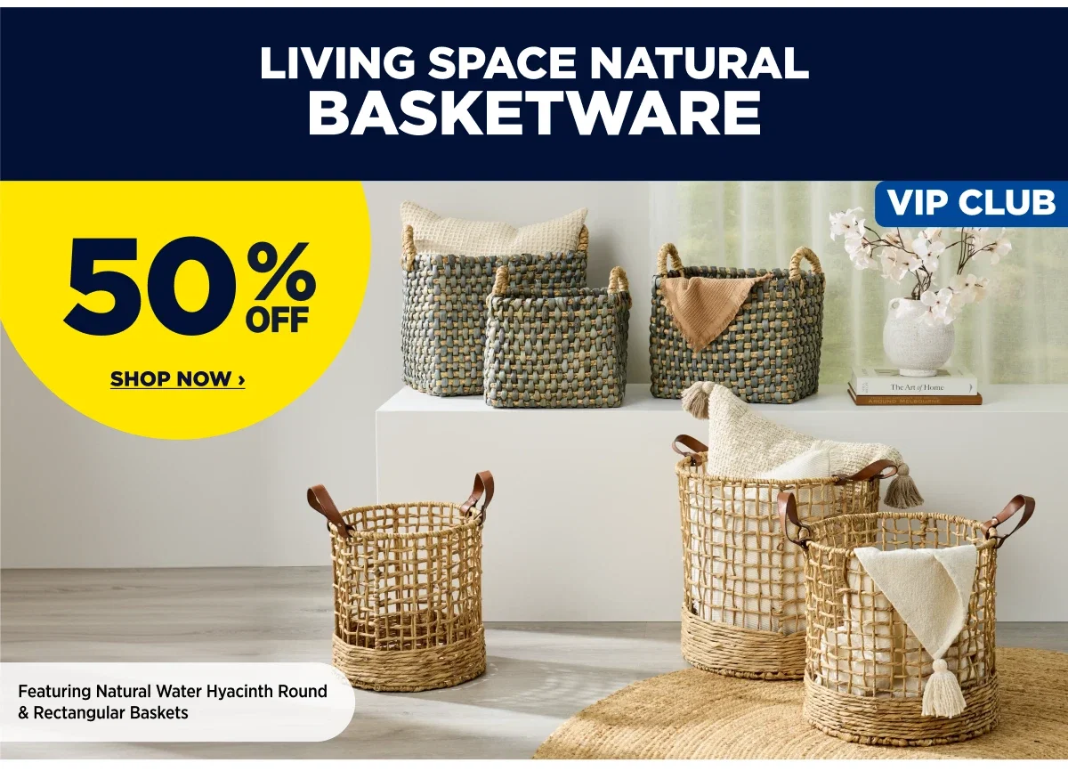 LIVING SPACE NATURAL BASKETWARE