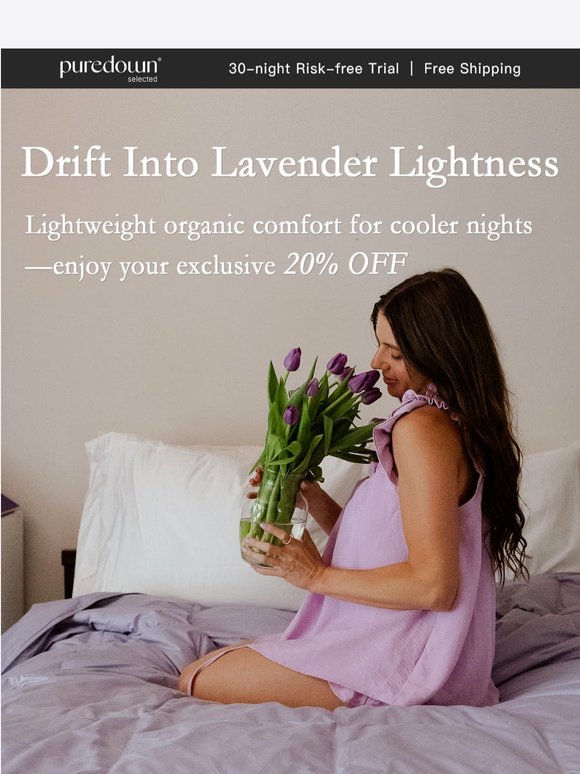 Your Exclusive 20% OFF! Cozy Organic Comfort Awaits