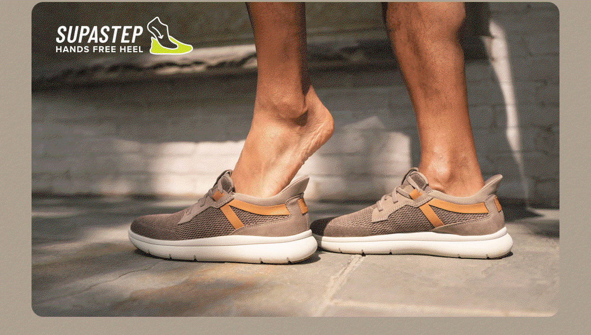 SupaStep hands-free technology makes stepping in effortless. Display images to learn more.