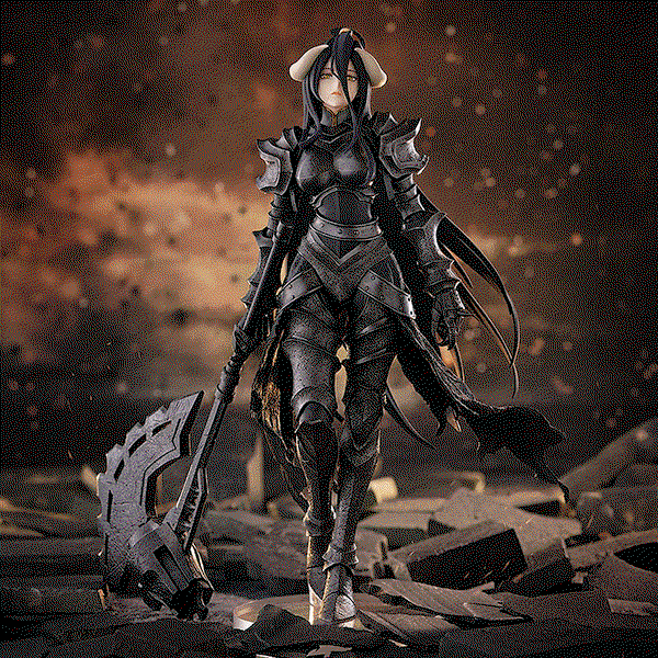 Overlord - Albedo Figur Armor Version L Size
