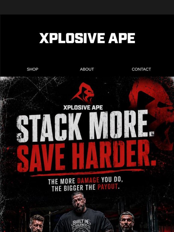 STACK MORE. SAVE HARDER. 💀