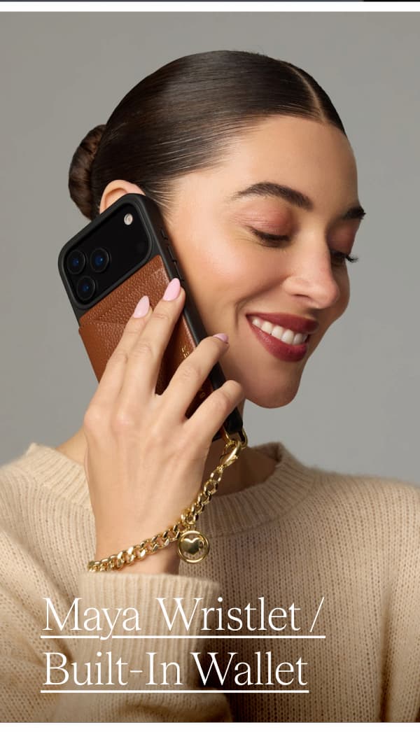 Maya Wristlet/Built-In Wallet