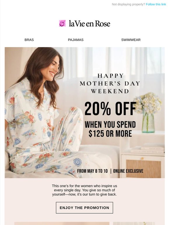 Mom, this one’s for you: 20% off 💖
