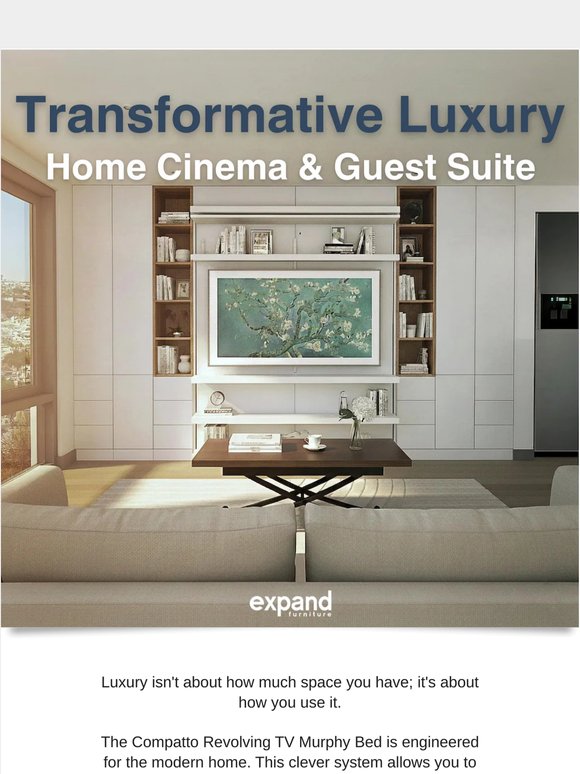 From Home Cinema to Guest Suite in Seconds