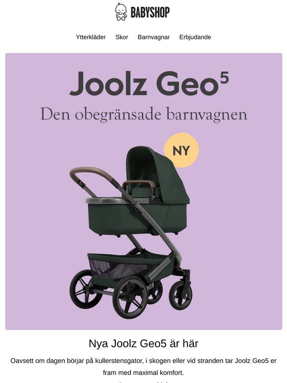 🌱 Växer med familjen – upptäck nya Joolz Geo5