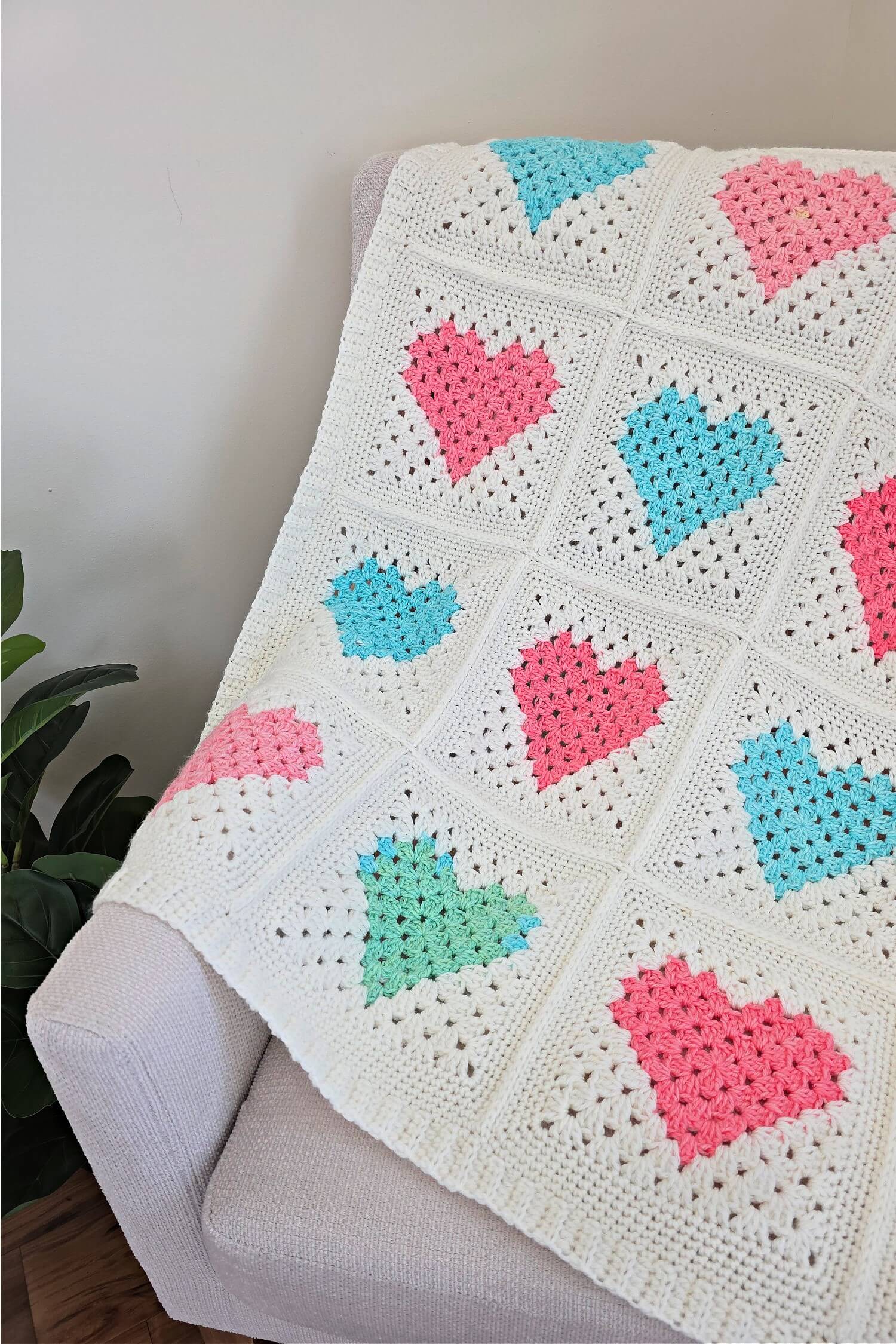 Image of Crochet Kit - Crochet Heart Quilt