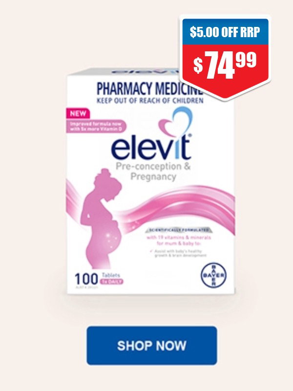Elevit Pre-conception & Pregnancy 100 Tablets