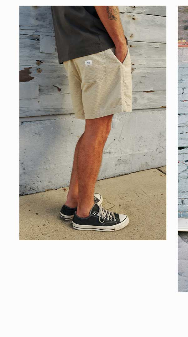 Male model standing in the Ward Short