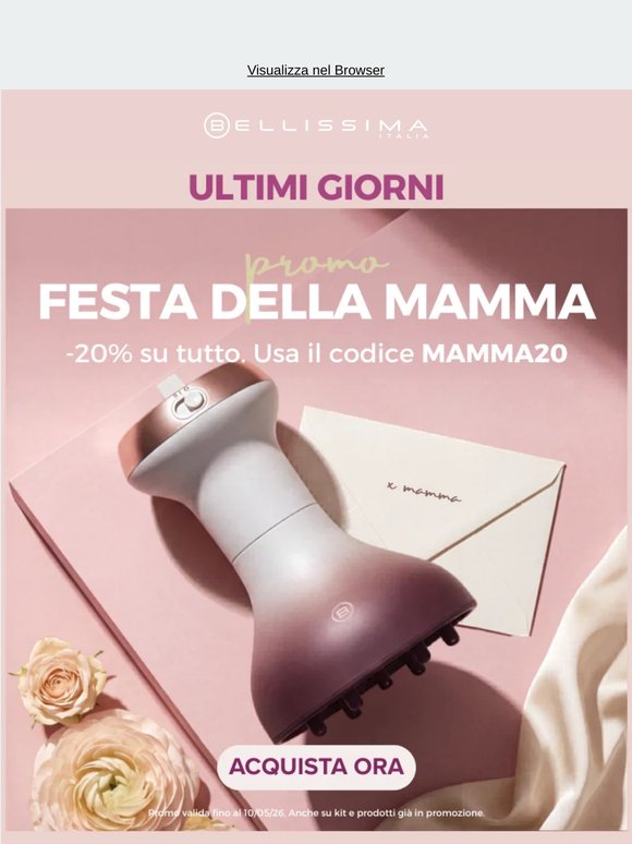 -20% su tutto per la festa della mamma 🌺