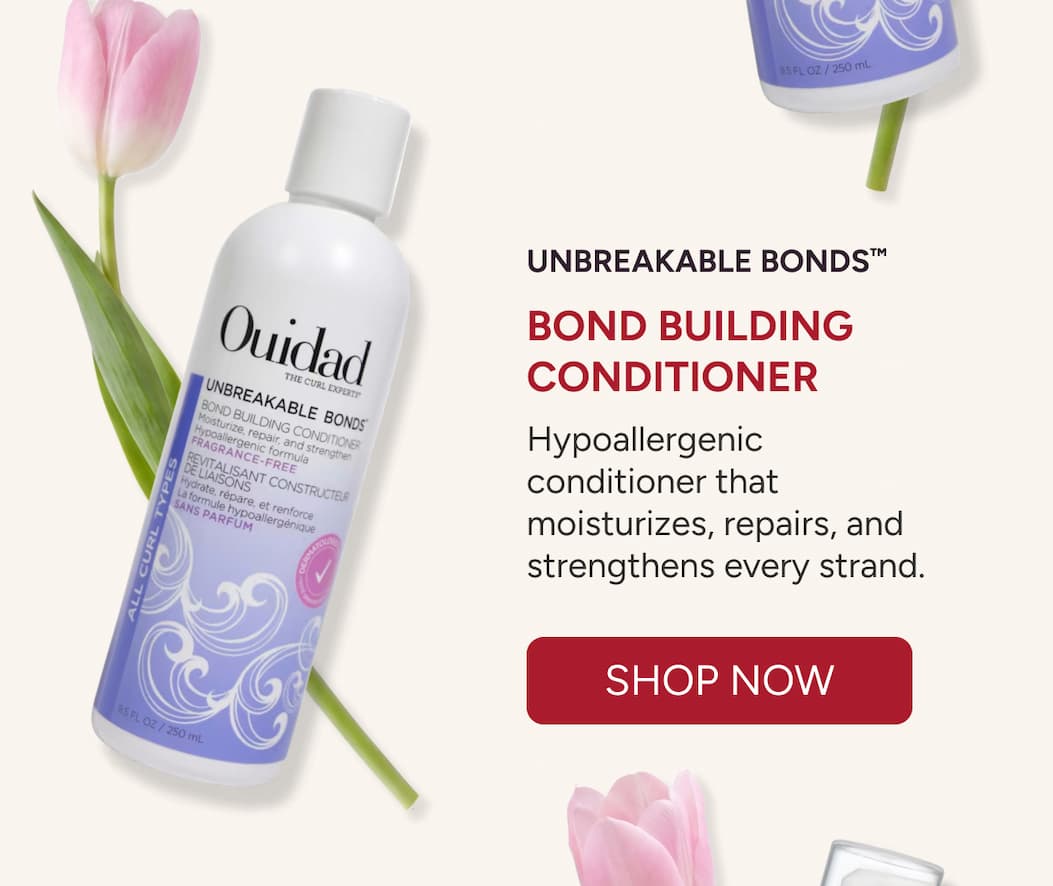 Unbreakable Bond Building Conditioner that moisturizes, repair and strengthens every strand.