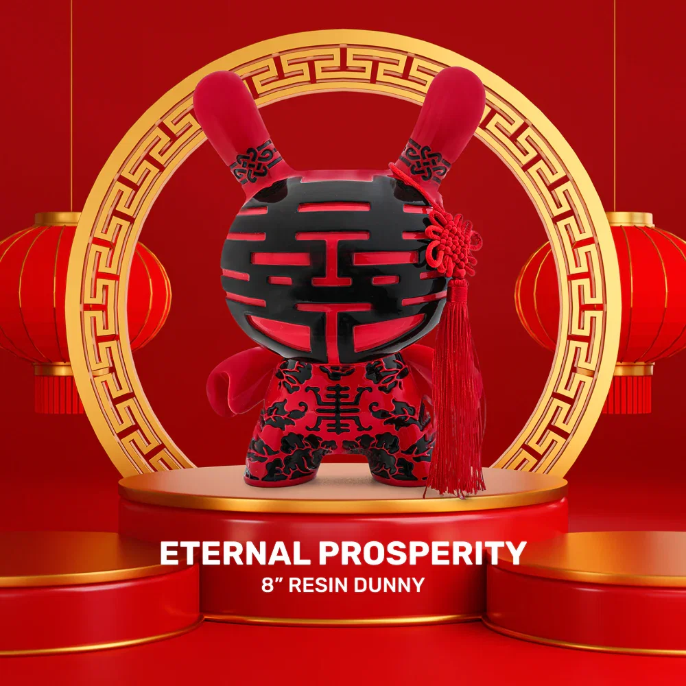 Image of Eternal Prosperity 8" Dunny Resin Art Figure - Limited Edition