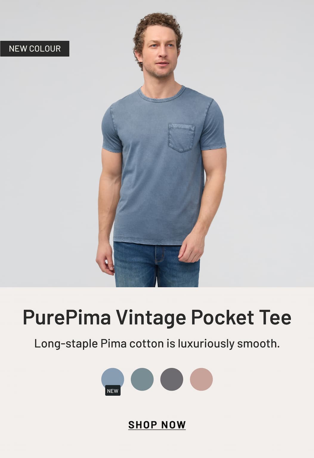 Men's PurePima Vintage Pocket Tee