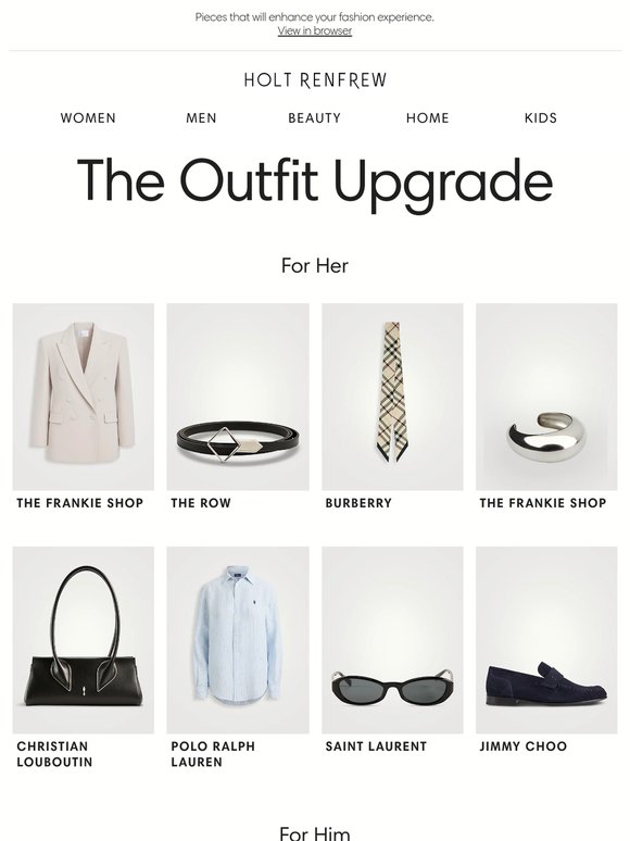 Time to Upgrade |  Closet Essentials