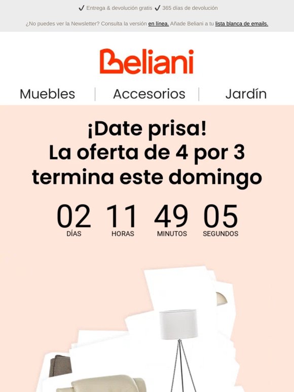 ¡Date prisa! La oferta de 4 por 3 termina este domingo 🔥