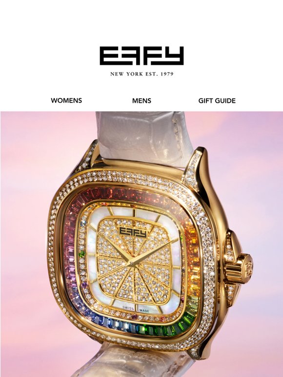 The Heart of Effy in a Watch: Shop Watercolor Timepieces