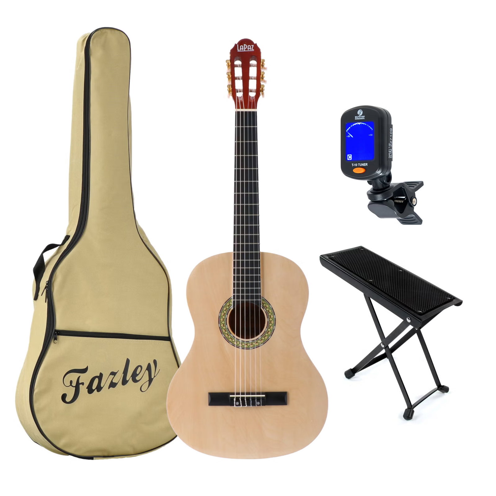 LaPaz 002 NT classical guitar starter set