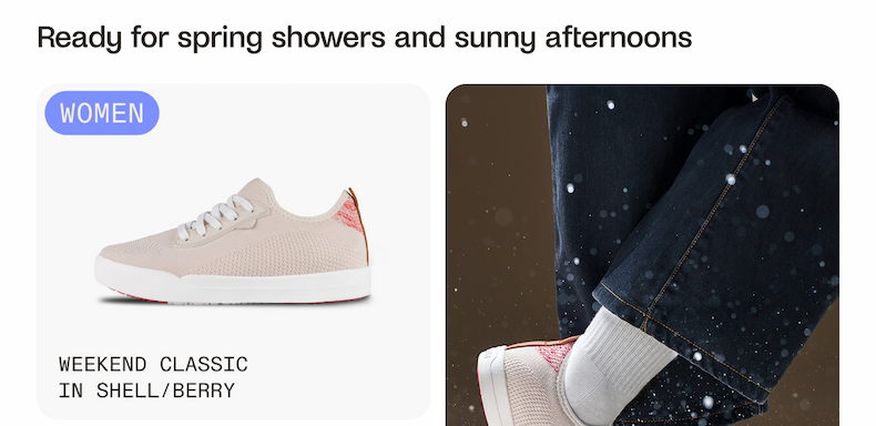 Weekend Classic in Shell/Berry