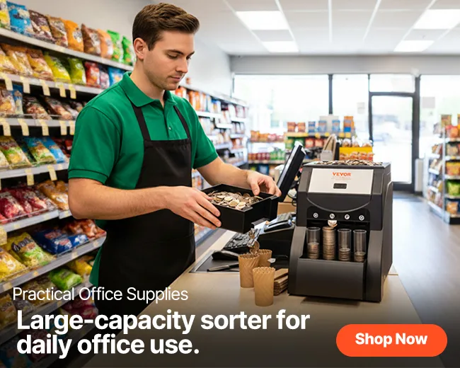 Large-capacity sorter for daily office use.