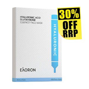 Eaoron Hyaluronic Acid Glutathione Essence Face Mask 5 Pack
