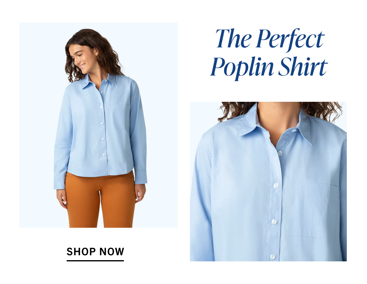 The Perfect Poplin Shirt