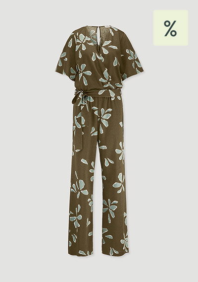 Print Jersey Overall Relaxed aus reiner Bio-Baumwolle