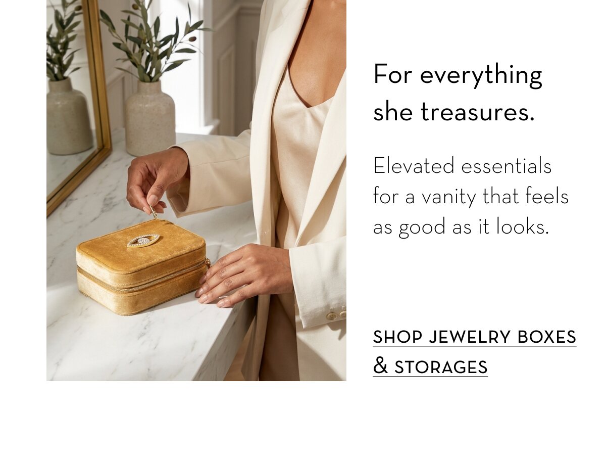 Shop jewelry boxes & storages