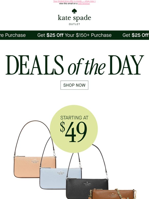 Don't miss it: up to 70% off + deals from $49.