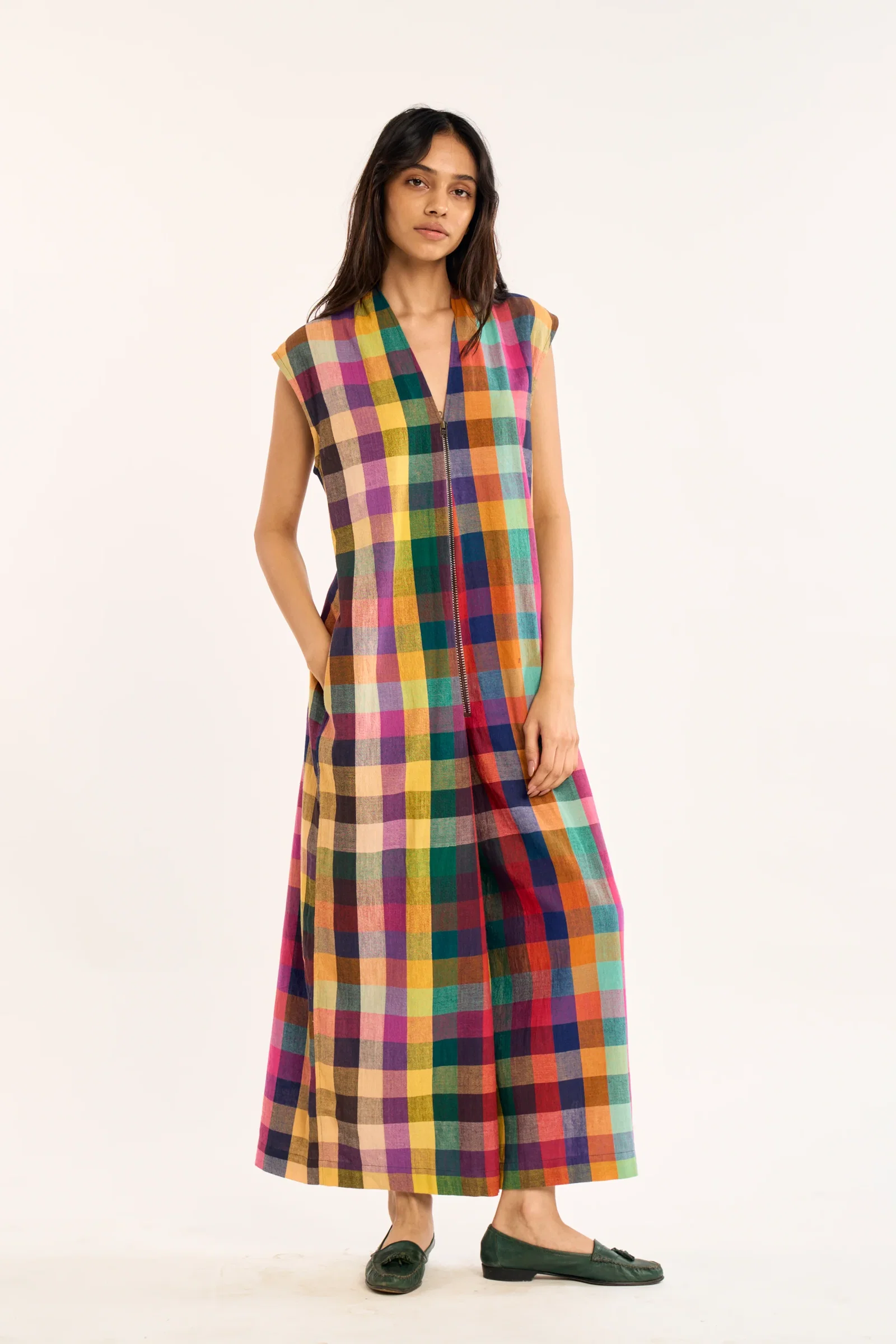 Image of NINA JUMPSUIT | CARAVAN CHEX