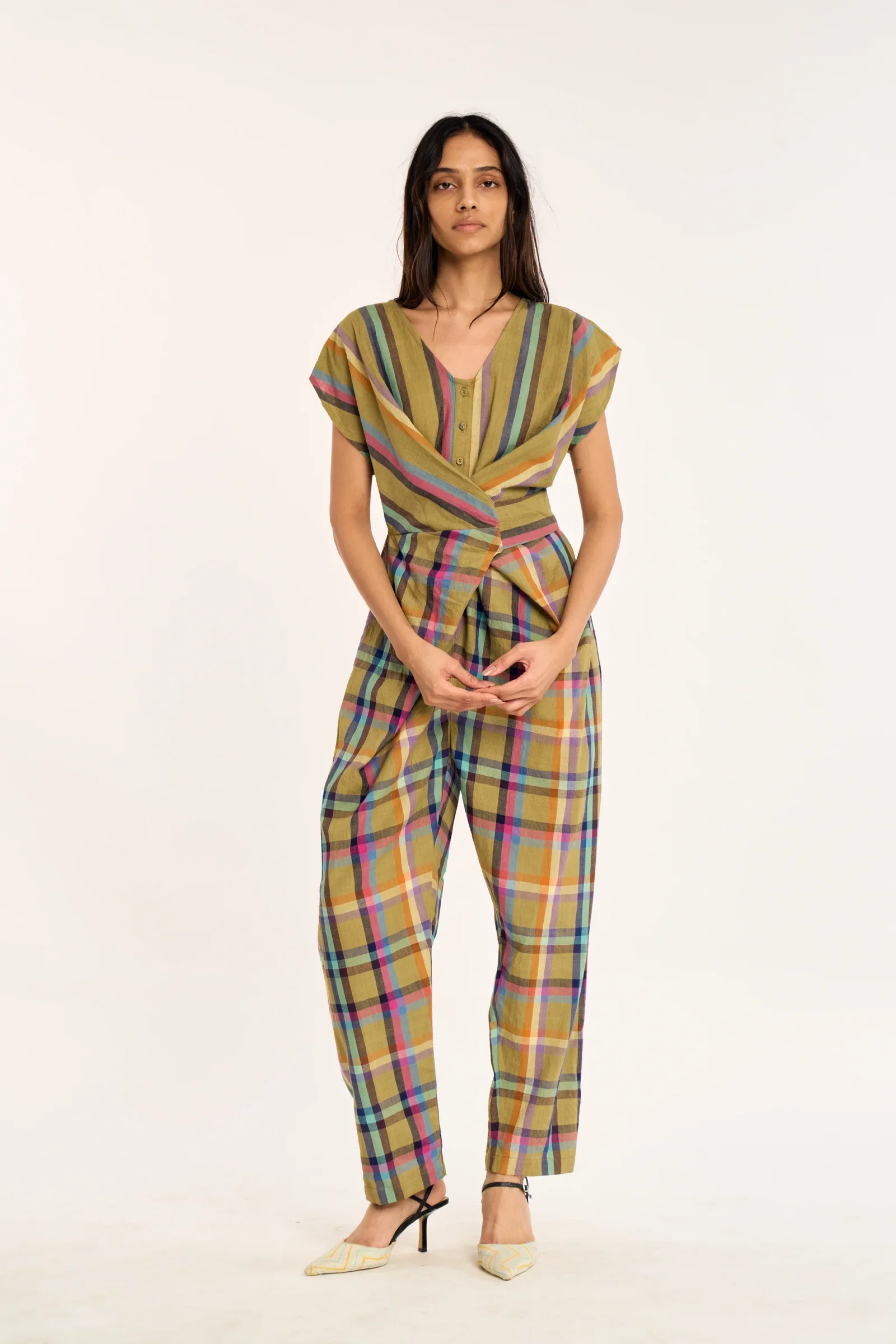 Image of VENUS WRAP JUMPER | SPICE	TRAIL