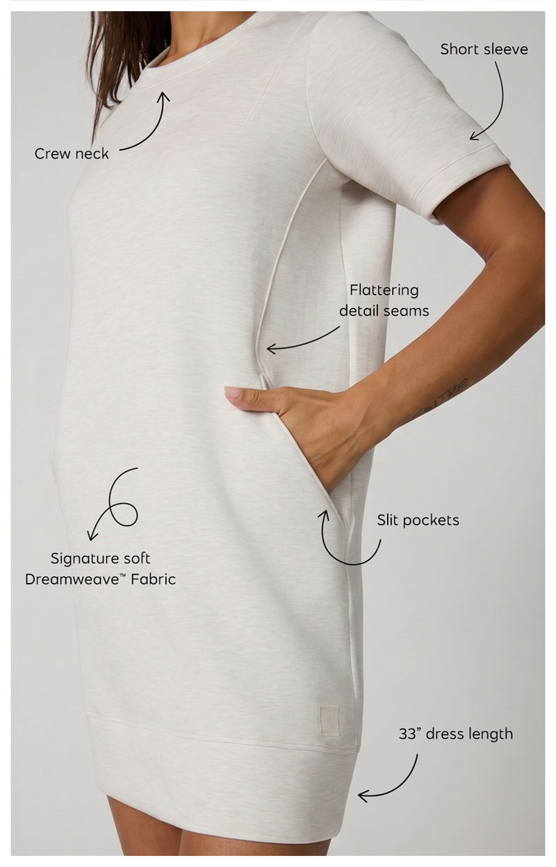 Shop Dreamweave™ Short Sleeve Dress