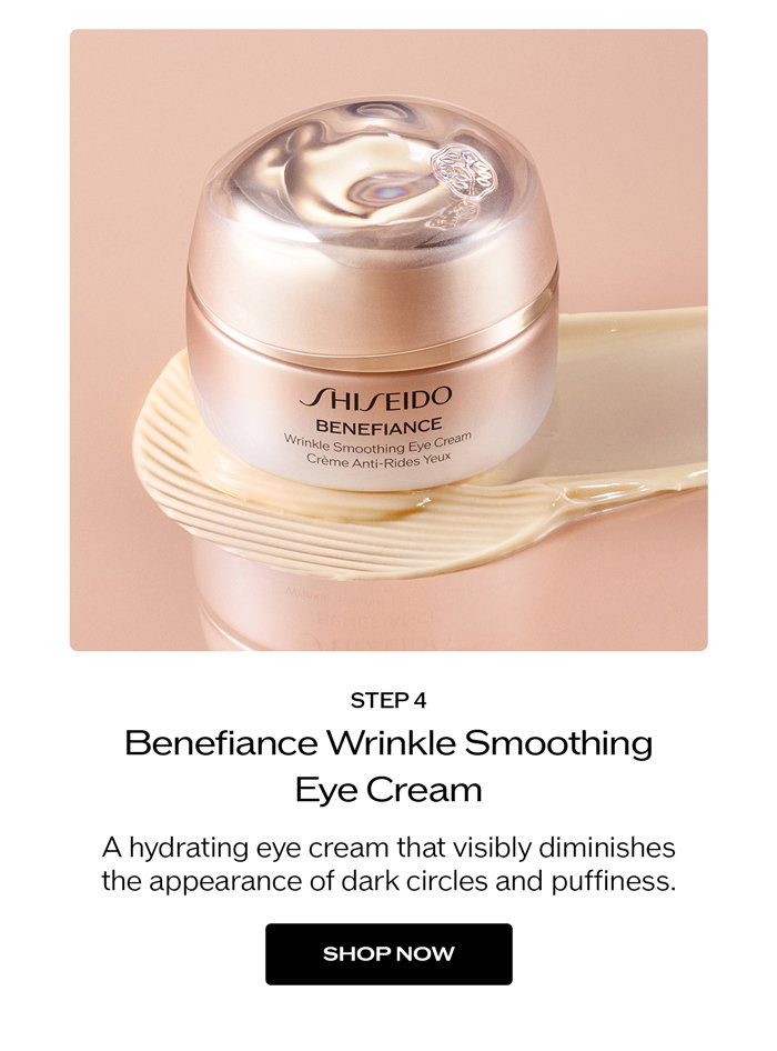 Step 4: Benefiance Wrinkle Smoothing Cream.